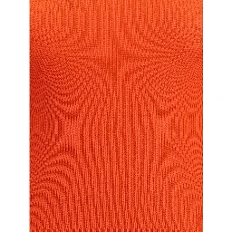 Orange Wool Turtleneck