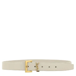 White Calf Leather Bos Taurus Regular Belt