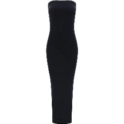 Black Cotton Casual Dress