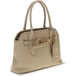 Beige Lamb Ovis Aries Aries Handbag