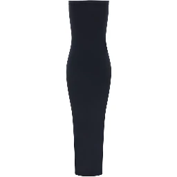 Black Cotton Casual Dress