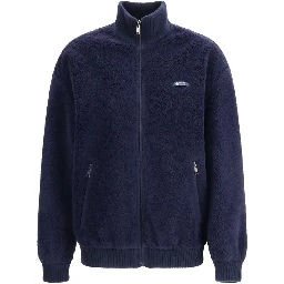 Blue Polyamide Full-Length Jacket