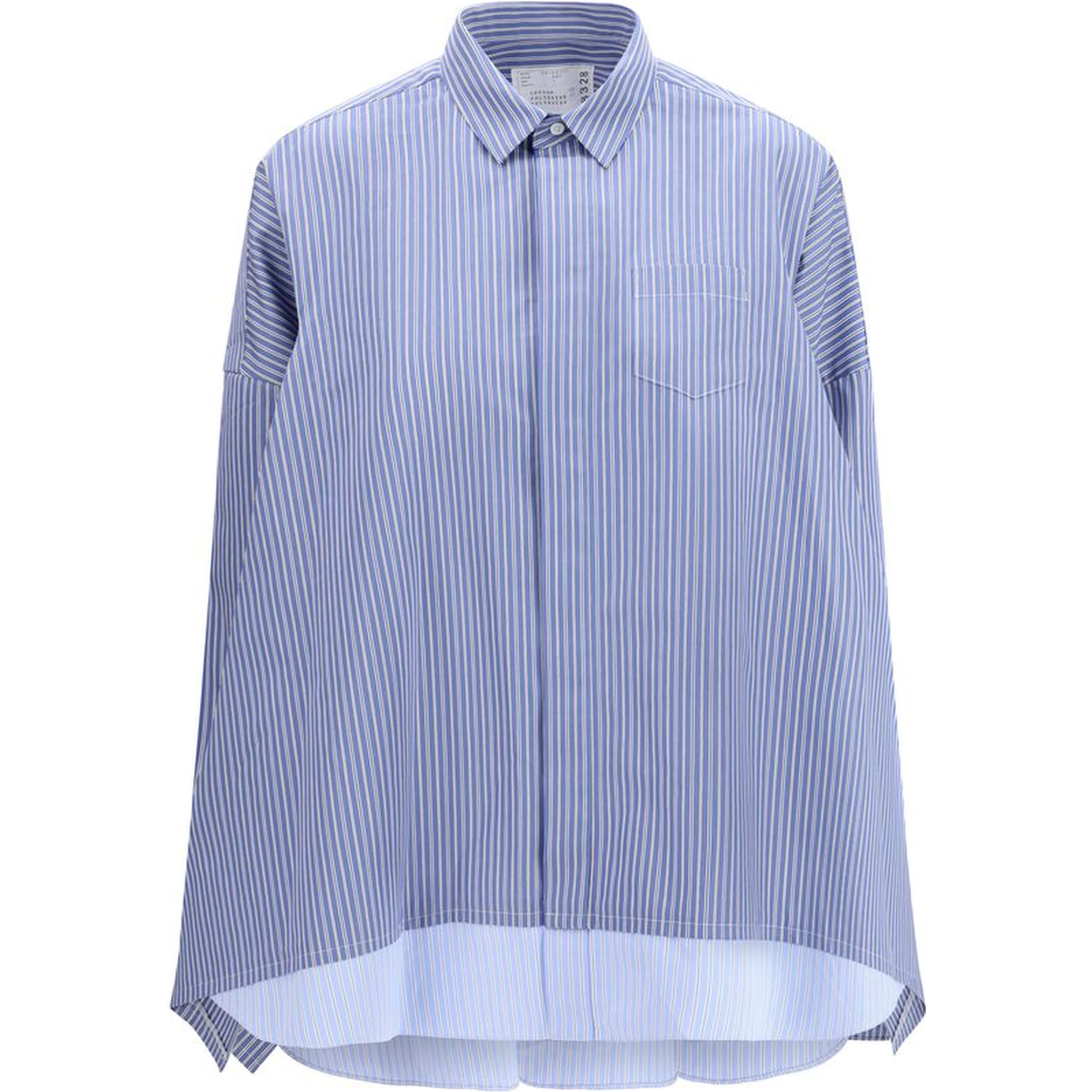Blue Cotton Pattern Shirt