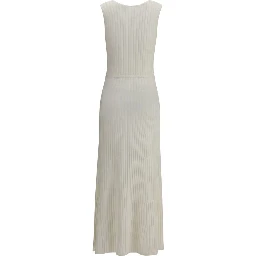White Wool Casual Dress