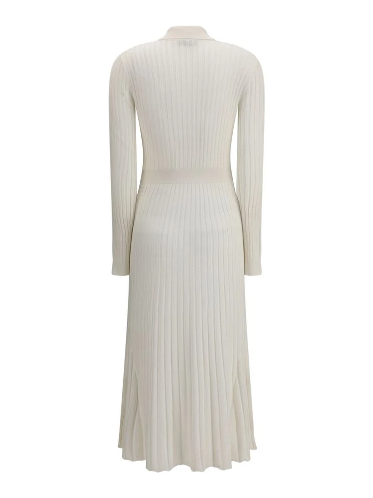 White Silk Casual Dress alternative