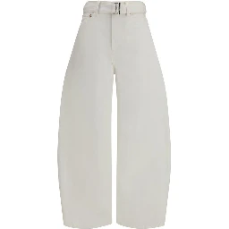 White Cotton Jeans Denim