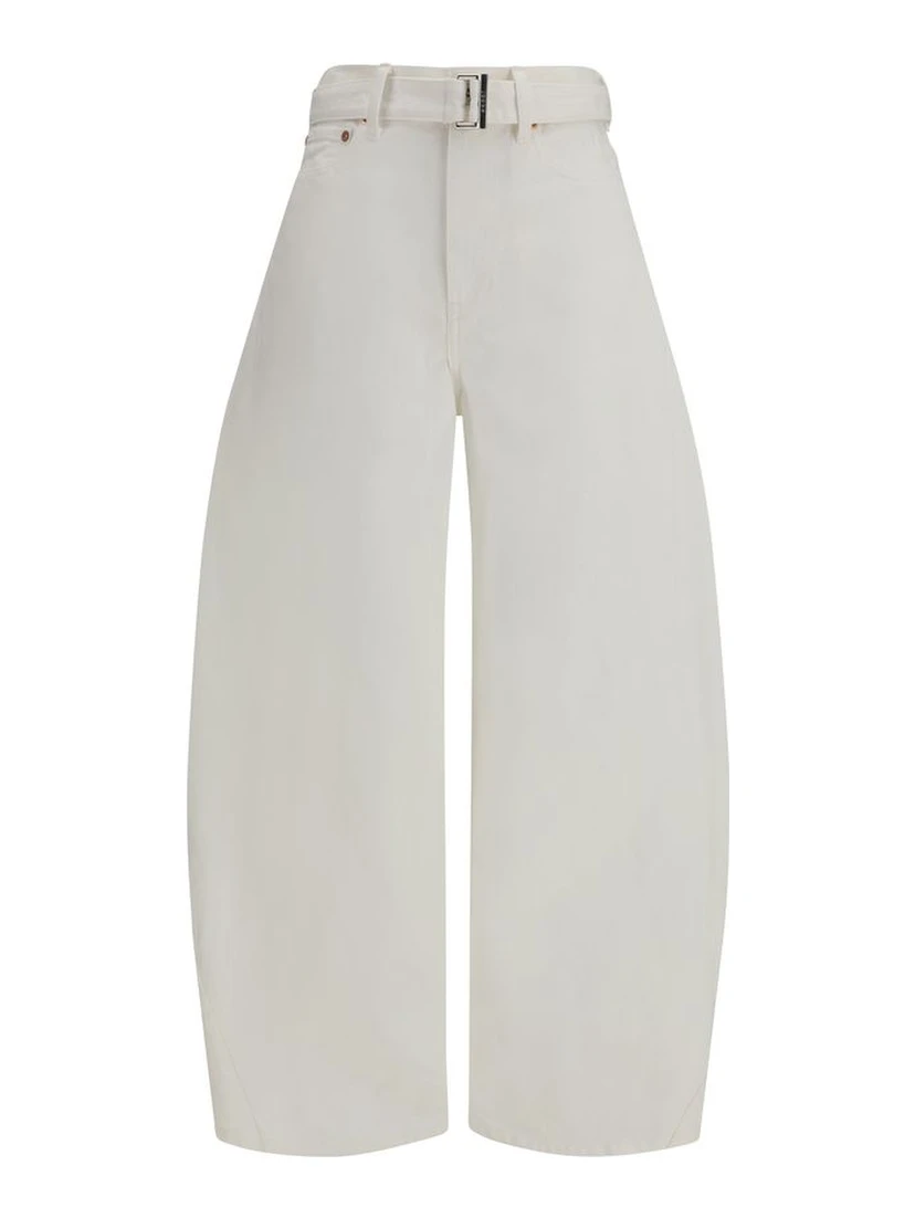 White Cotton Jeans Denim