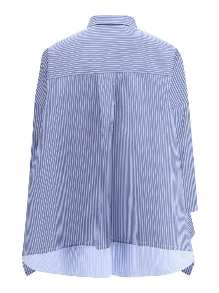 قميص قطني أزرق بنقشة alternative