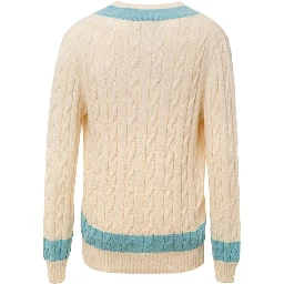 White Cotton Sweatshirt