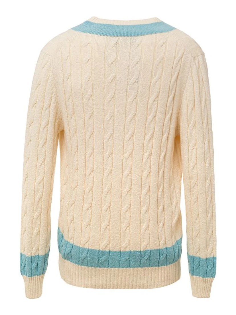 White Cotton Sweatshirt