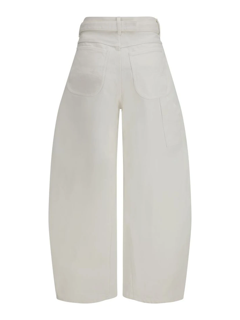 White Cotton Jeans Denim
