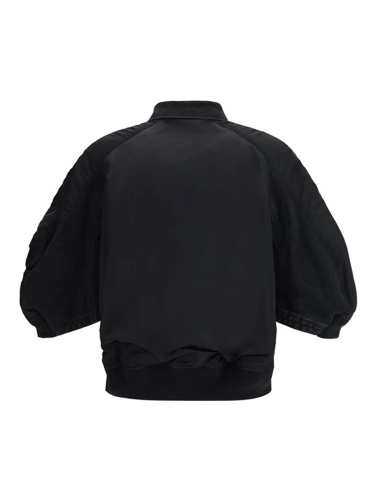 Black Cotton Denim Jacket alternative