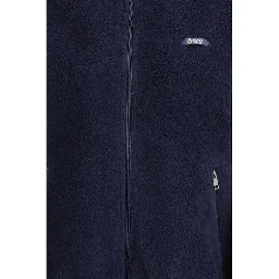 Blue Polyamide Full-Length Jacket