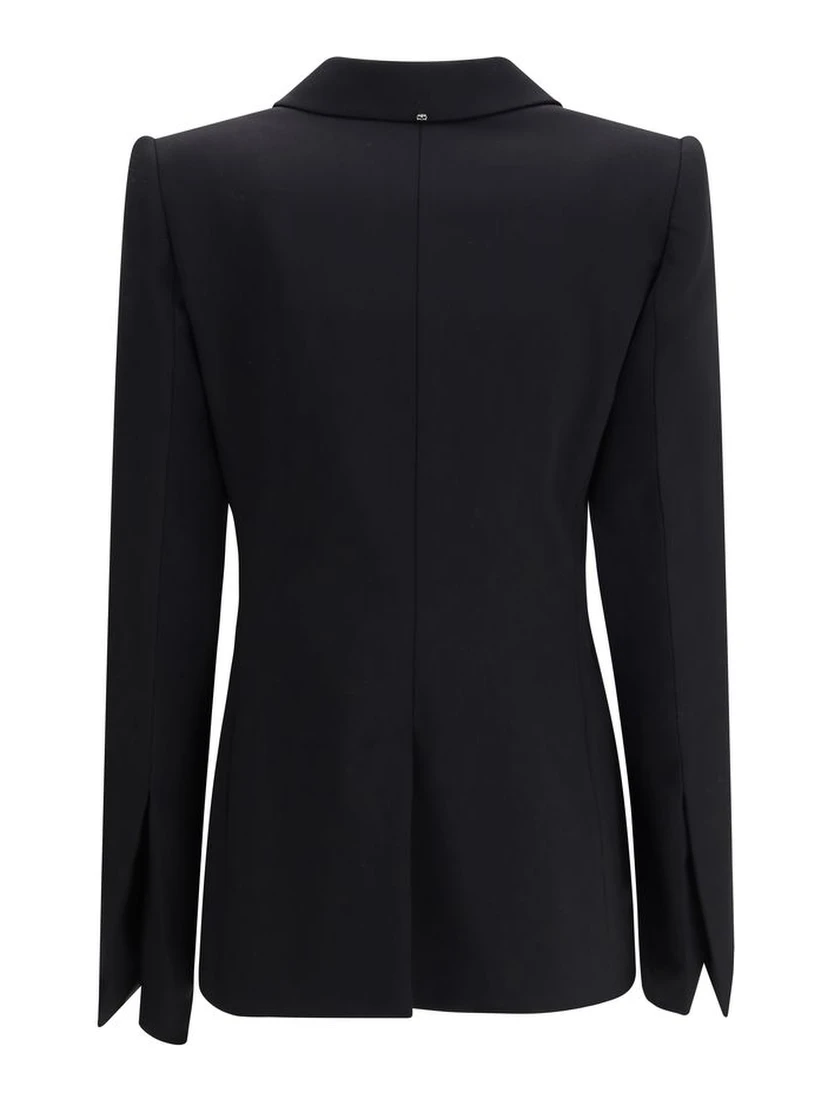 معطف صوف أسود