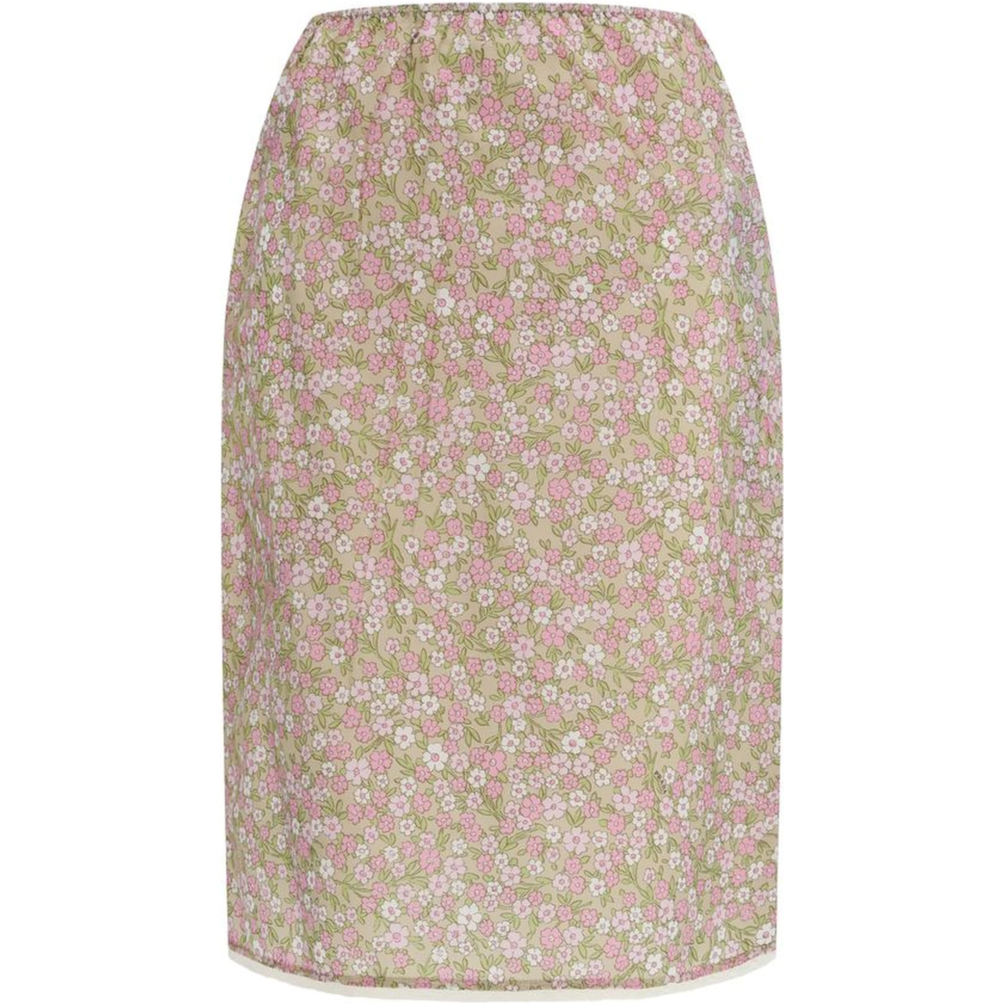 Multicolor Nylon Midi Skirt