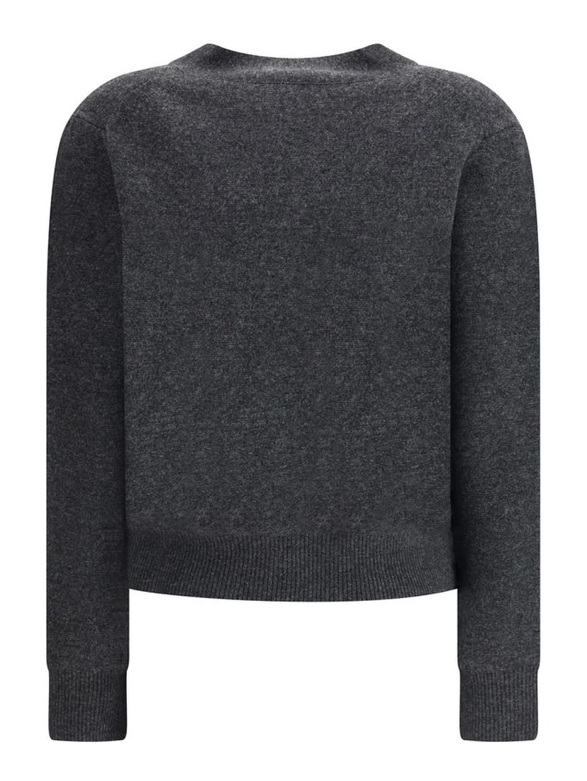 كارديجان صوف رمادي