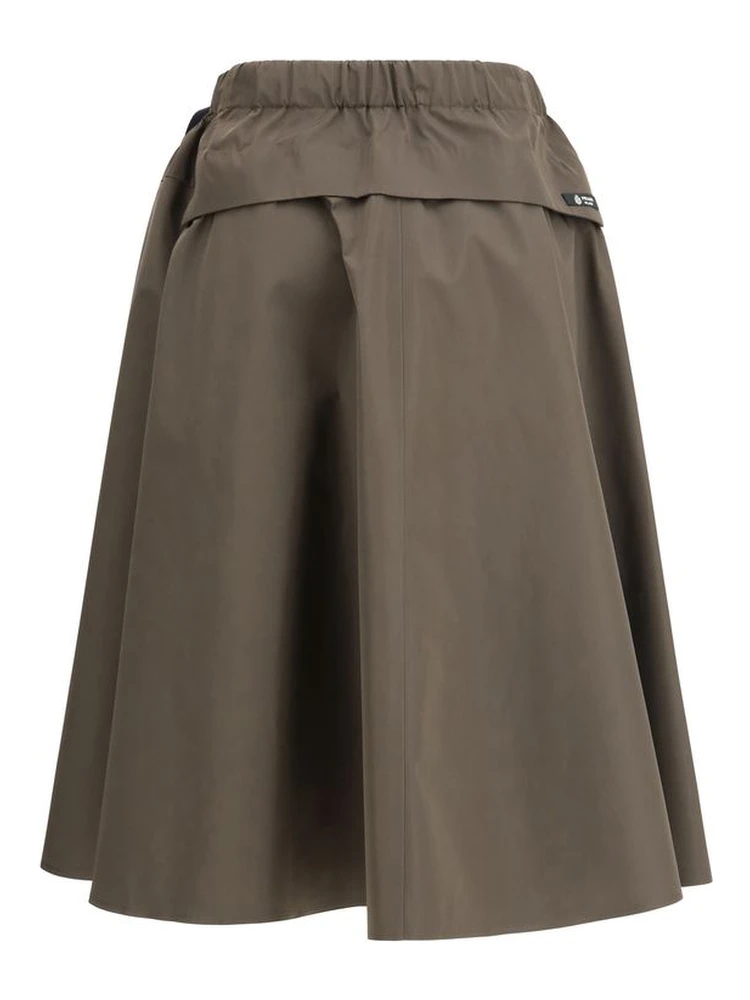 Bicolor Recycled Polyester Midi Skirt alternative