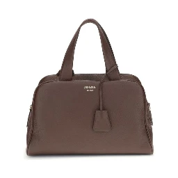 Brown Calf Leather Bos Taurus Handbag