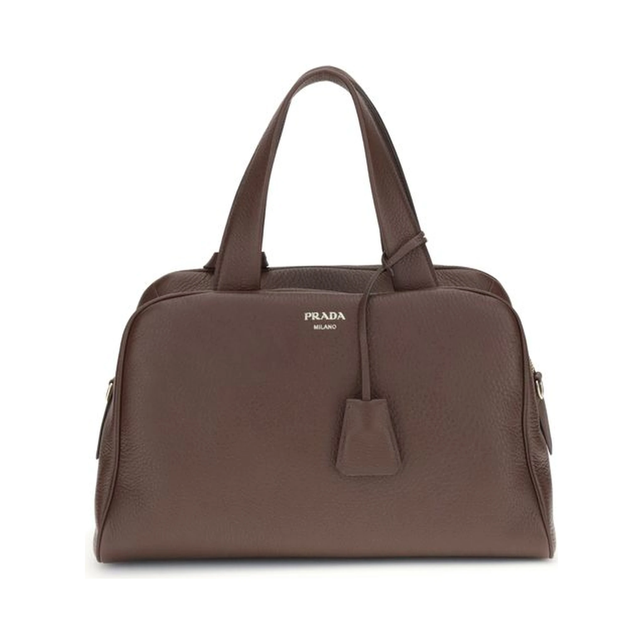 Brown Calf Leather Bos Taurus Handbag