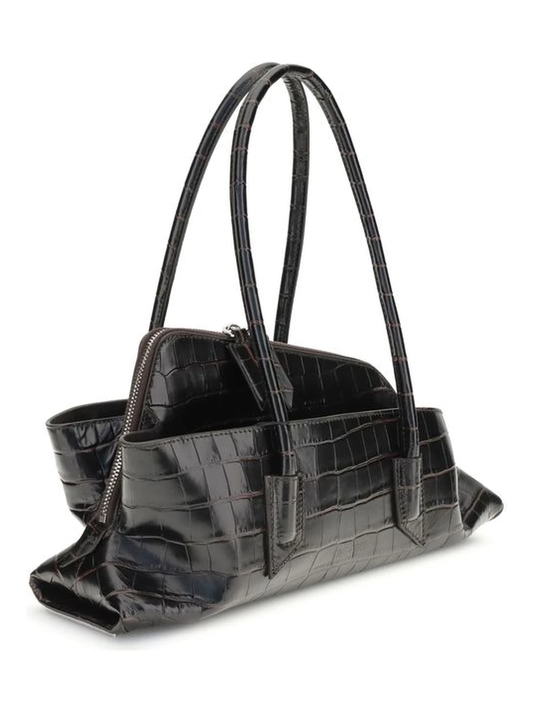 Black Calf Leather Bos Taurus Shoulder Bag alternative