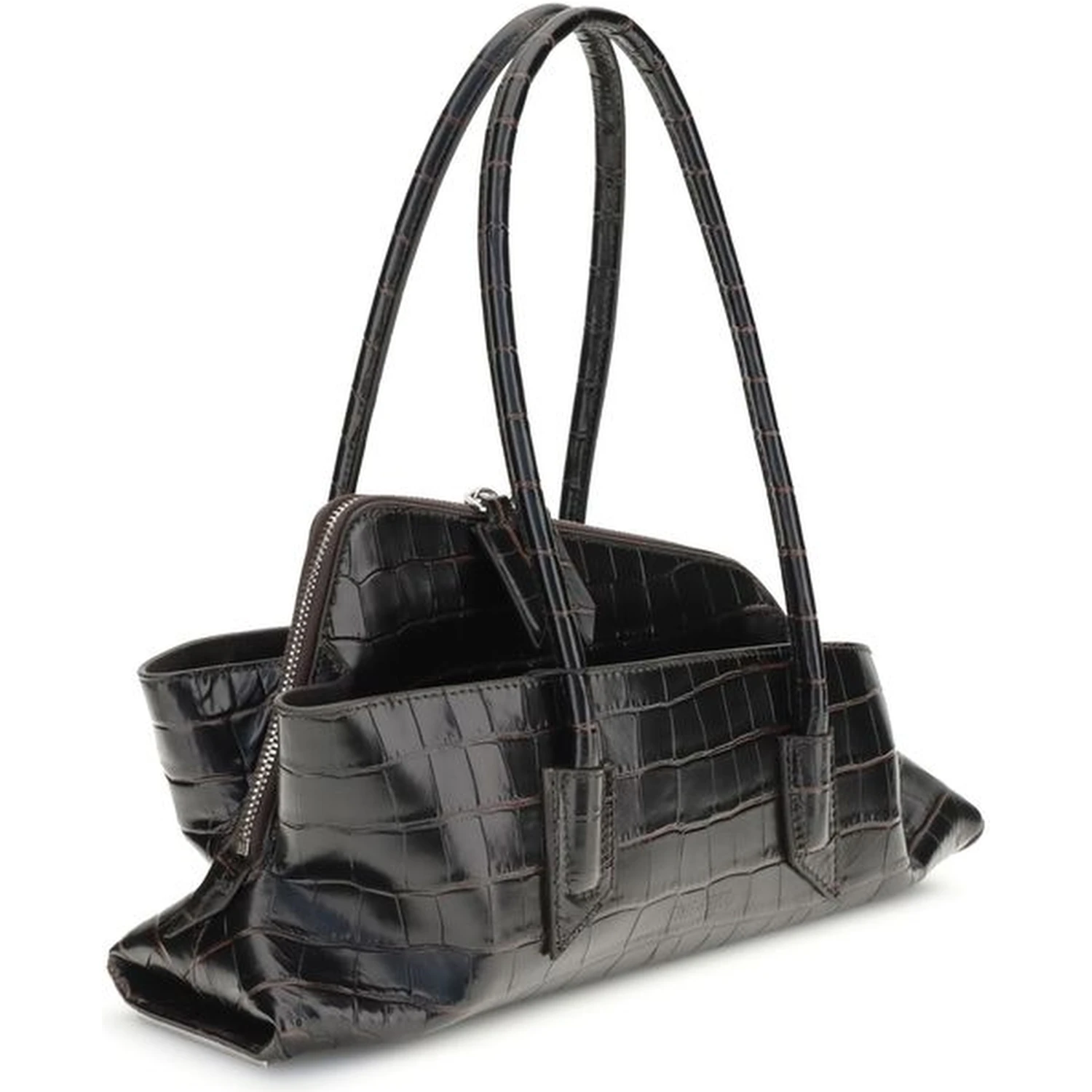 Black Calf Leather Bos Taurus Shoulder Bag