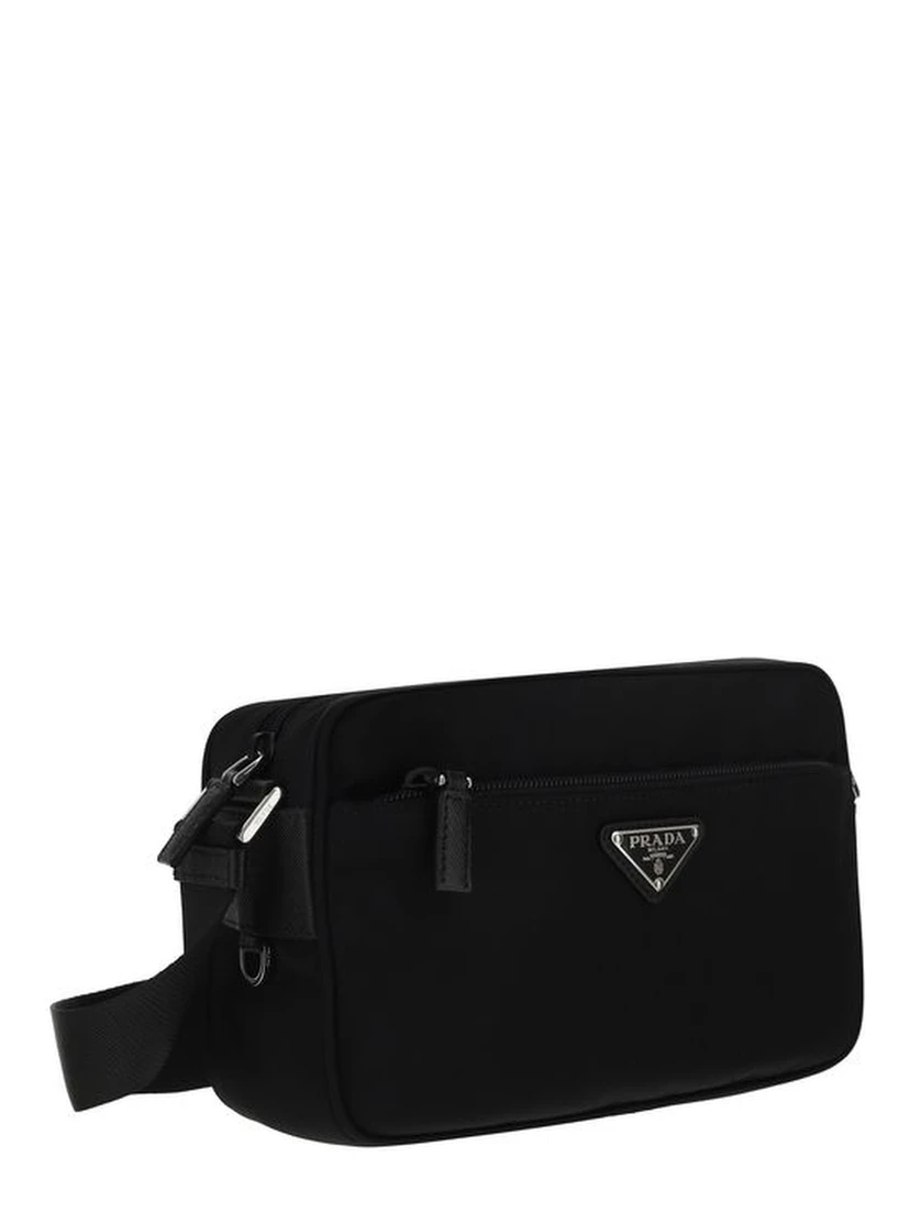 Black Nylon Shoulder Bag