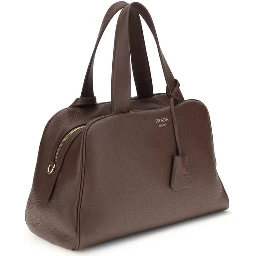 Brown Calf Leather Bos Taurus Handbag