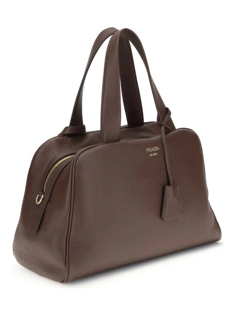 Brown Calf Leather Bos Taurus Handbag