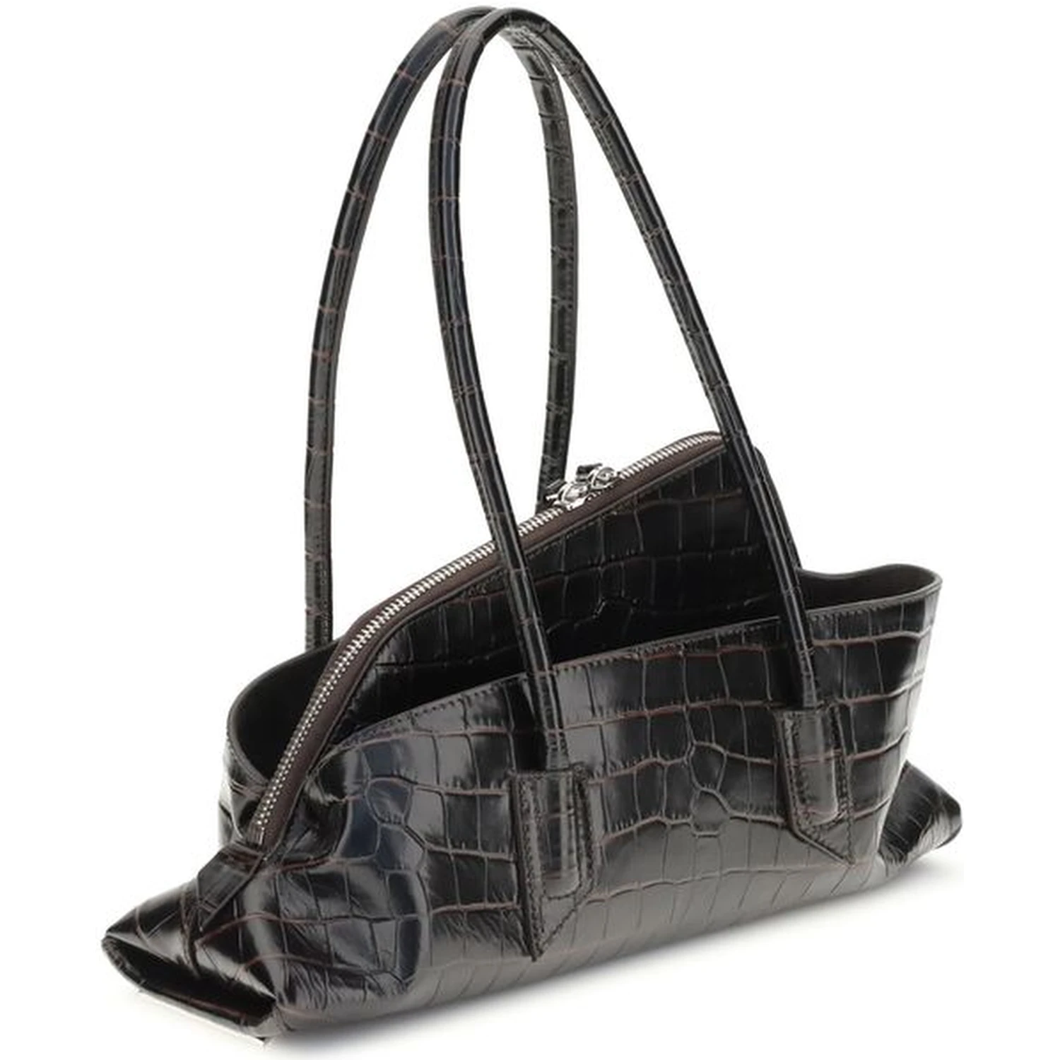 Black Calf Leather Bos Taurus Shoulder Bag