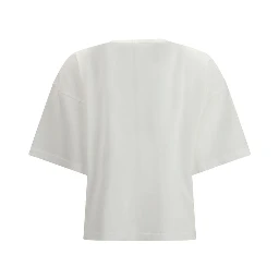 تي شيرت قطني أبيض