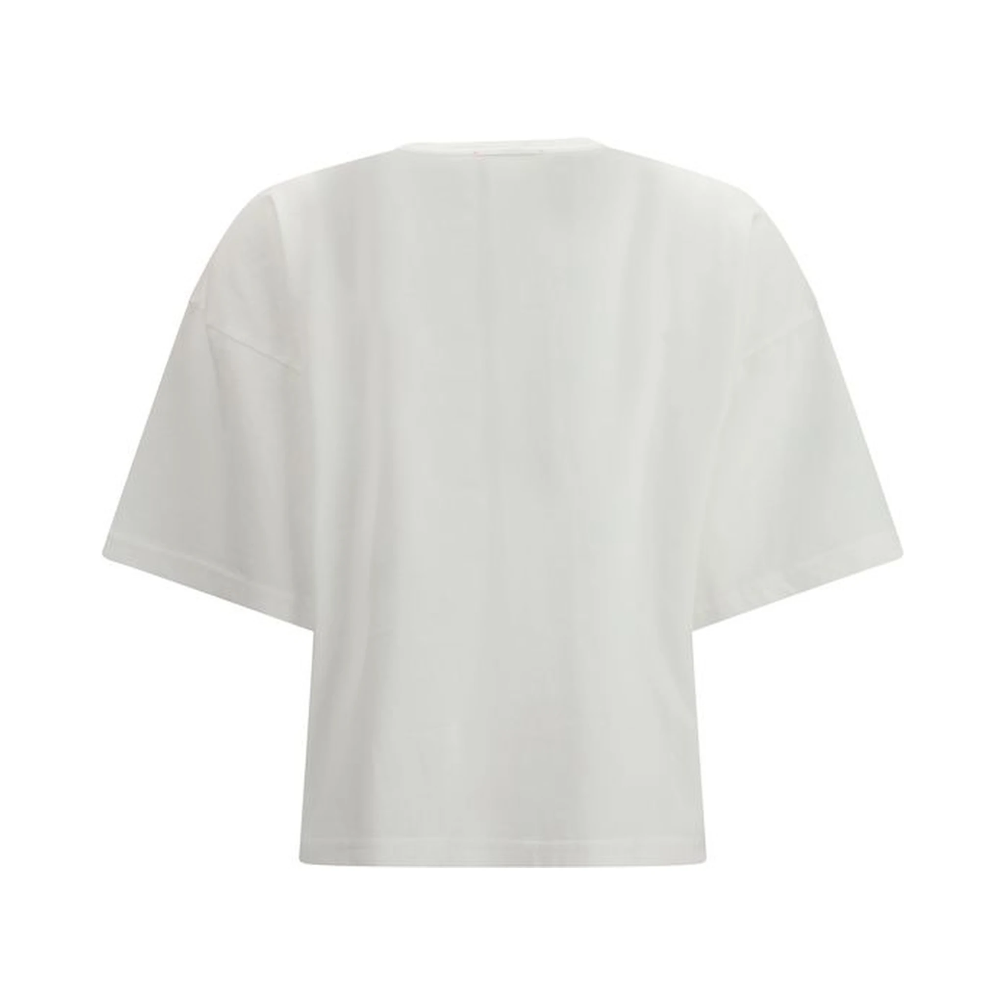 تي شيرت قطني أبيض