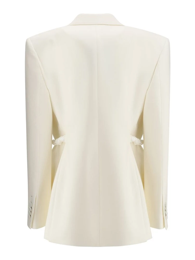 Beige Fleece Wool Blazer alternative