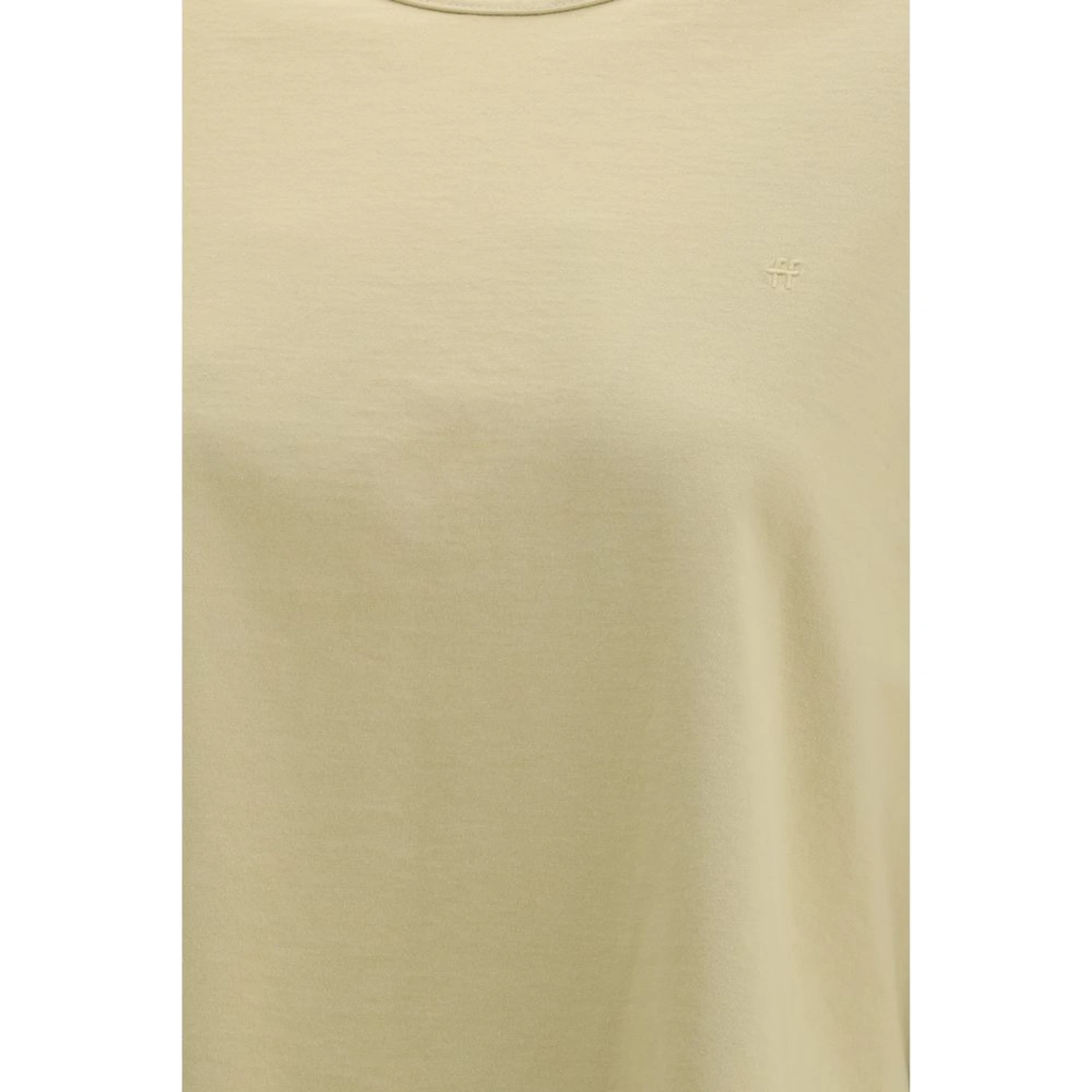Beige Cotton T-Shirt