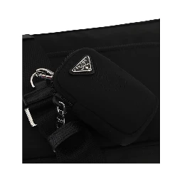 Black Nylon Shoulder Bag
