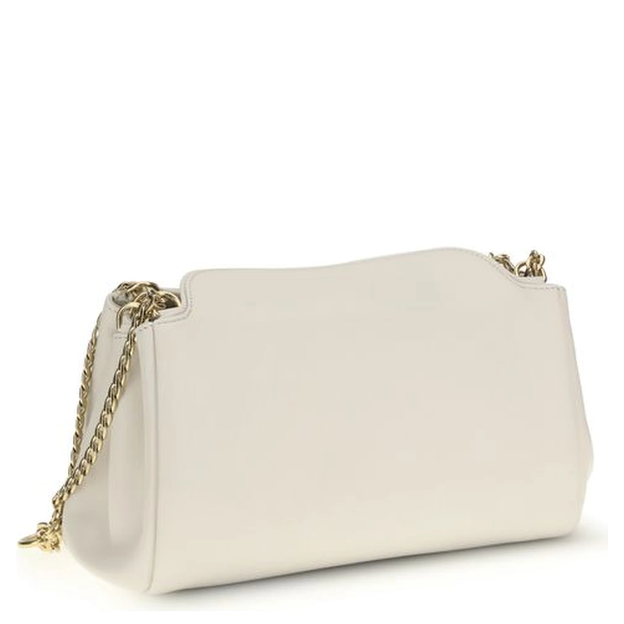 White Calf Leather Bos Taurus Shoulder Bag