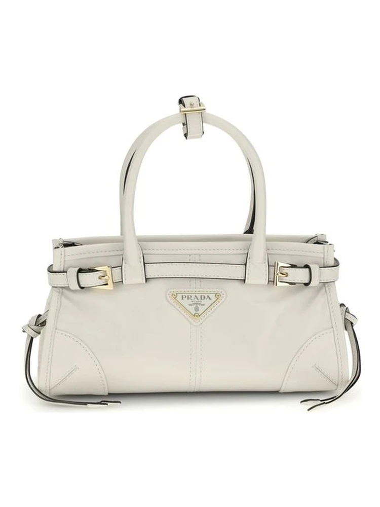 White Calf Leather Bos Taurus Handbag