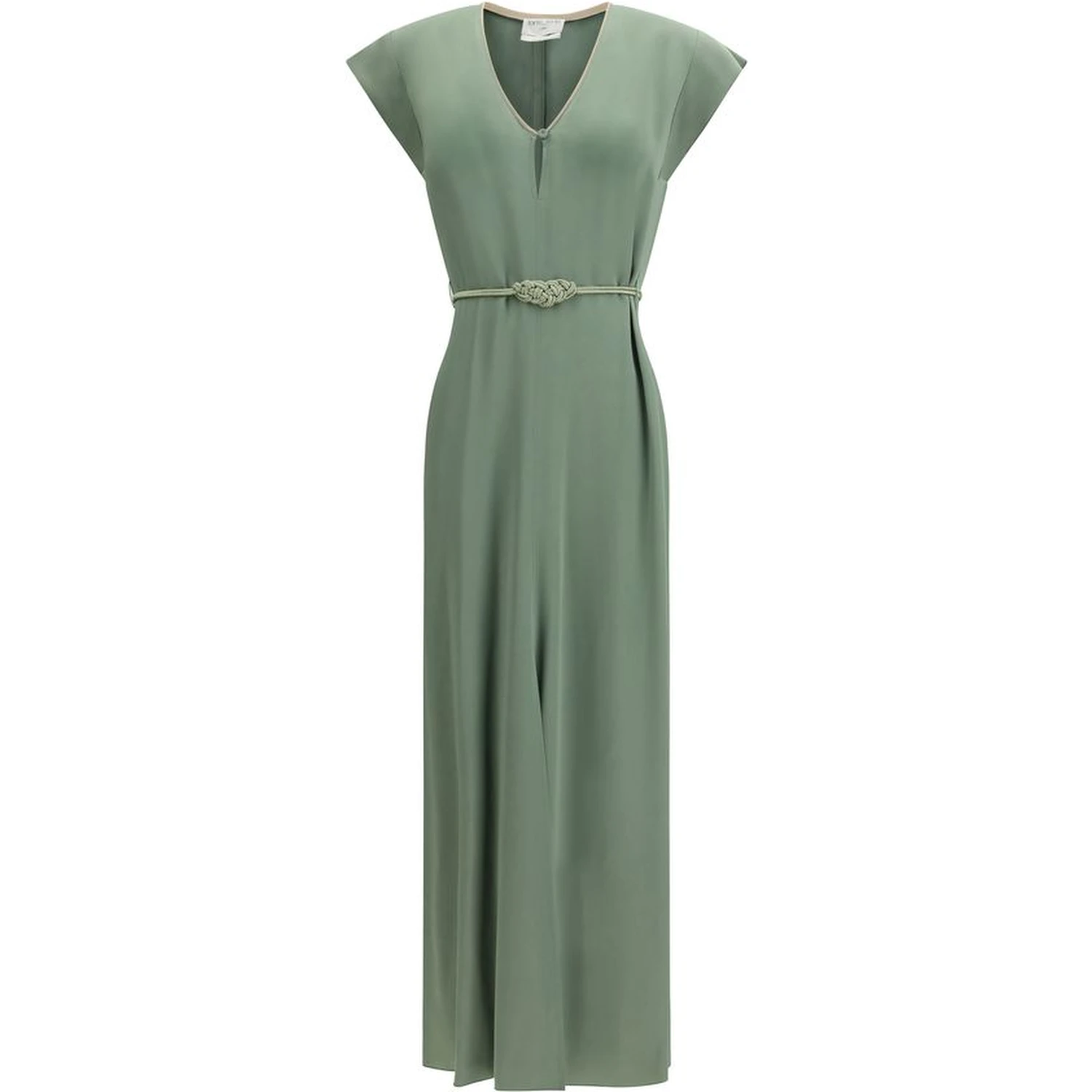 Bicolor Viscose Casual Dress