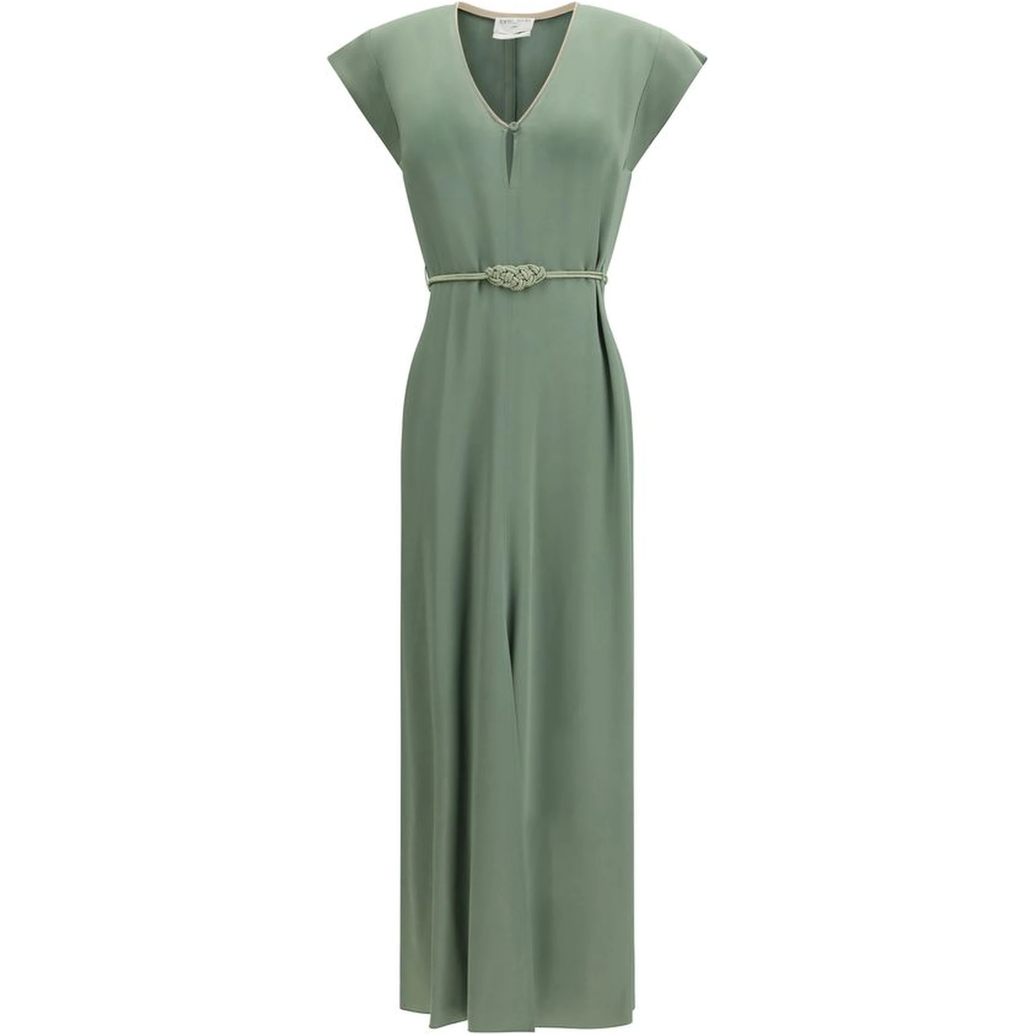 Bicolor Viscose Casual Dress