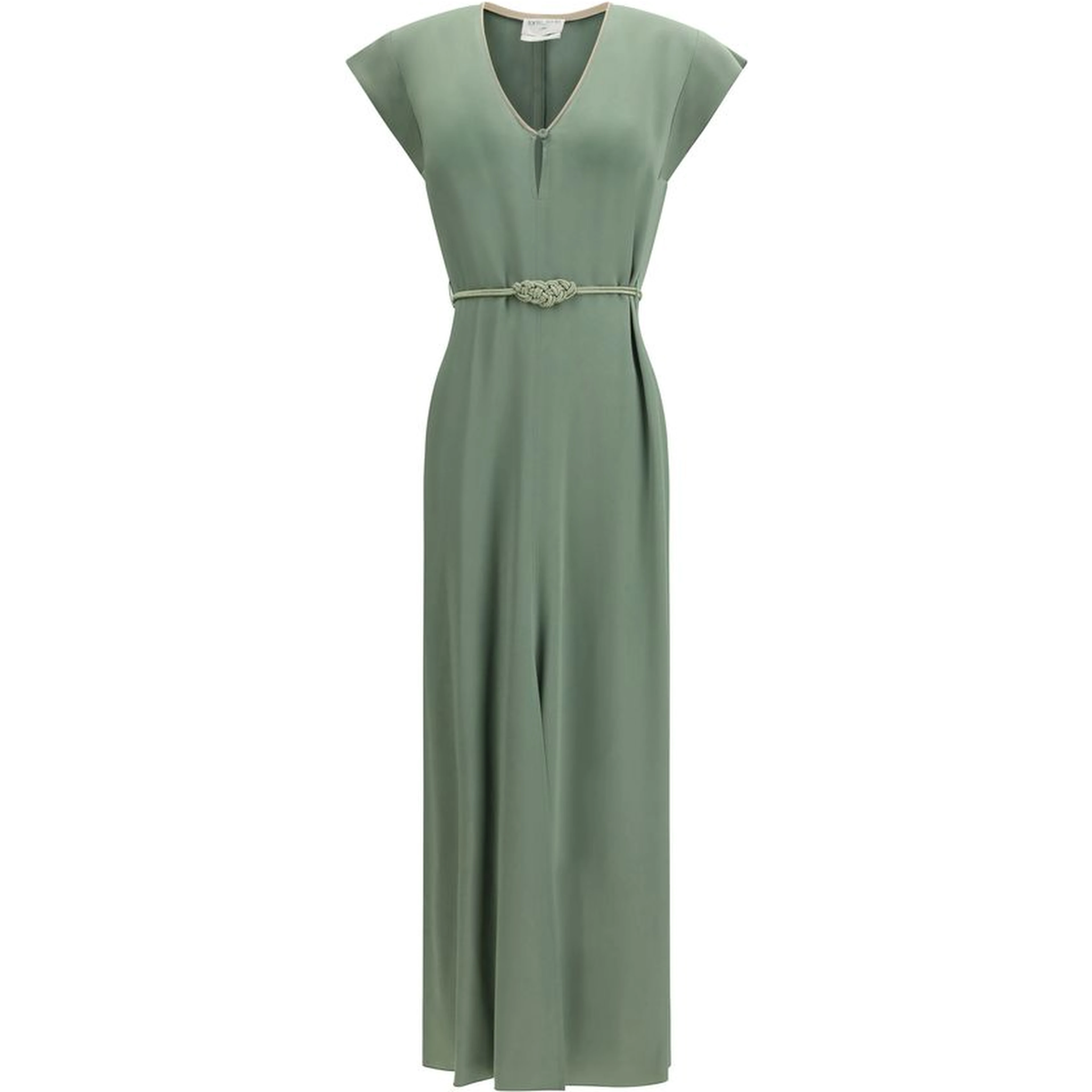 Bicolor Viscose Casual Dress