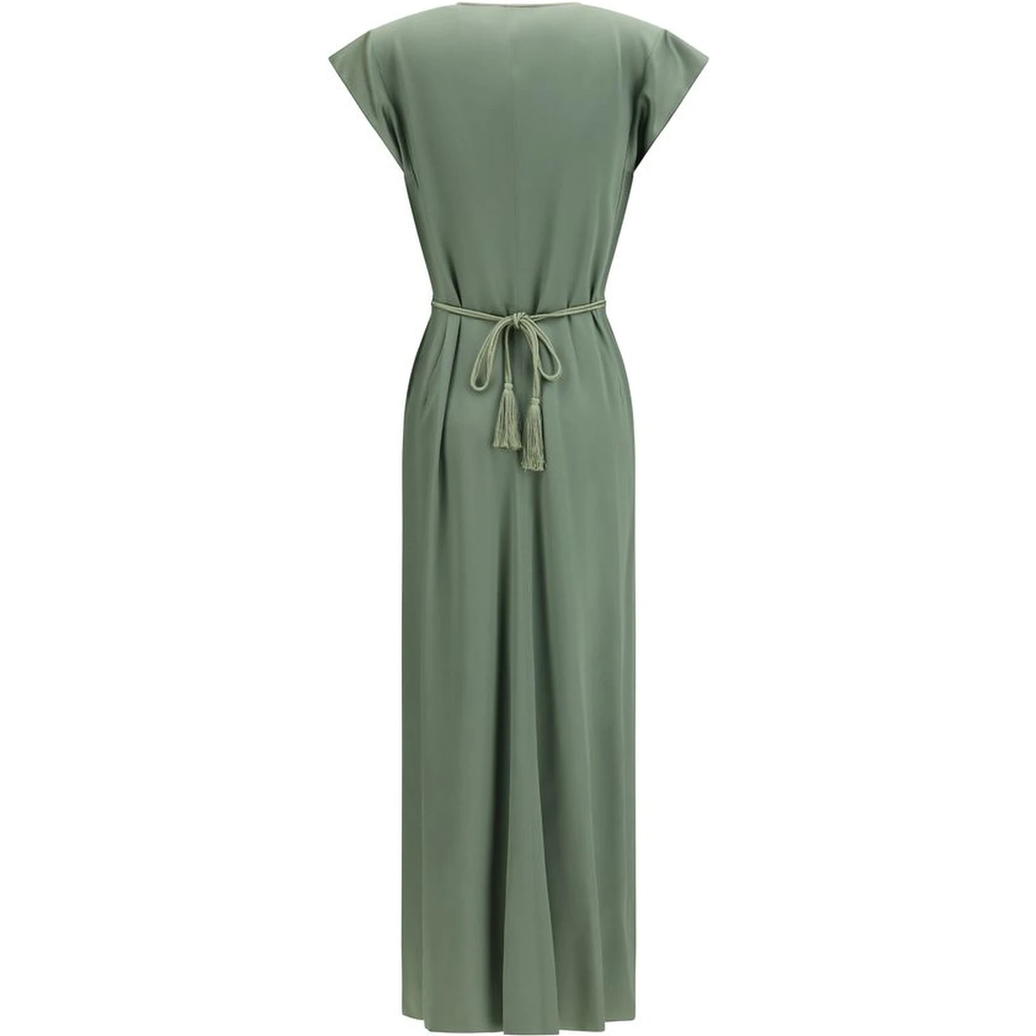 Bicolor Viscose Casual Dress