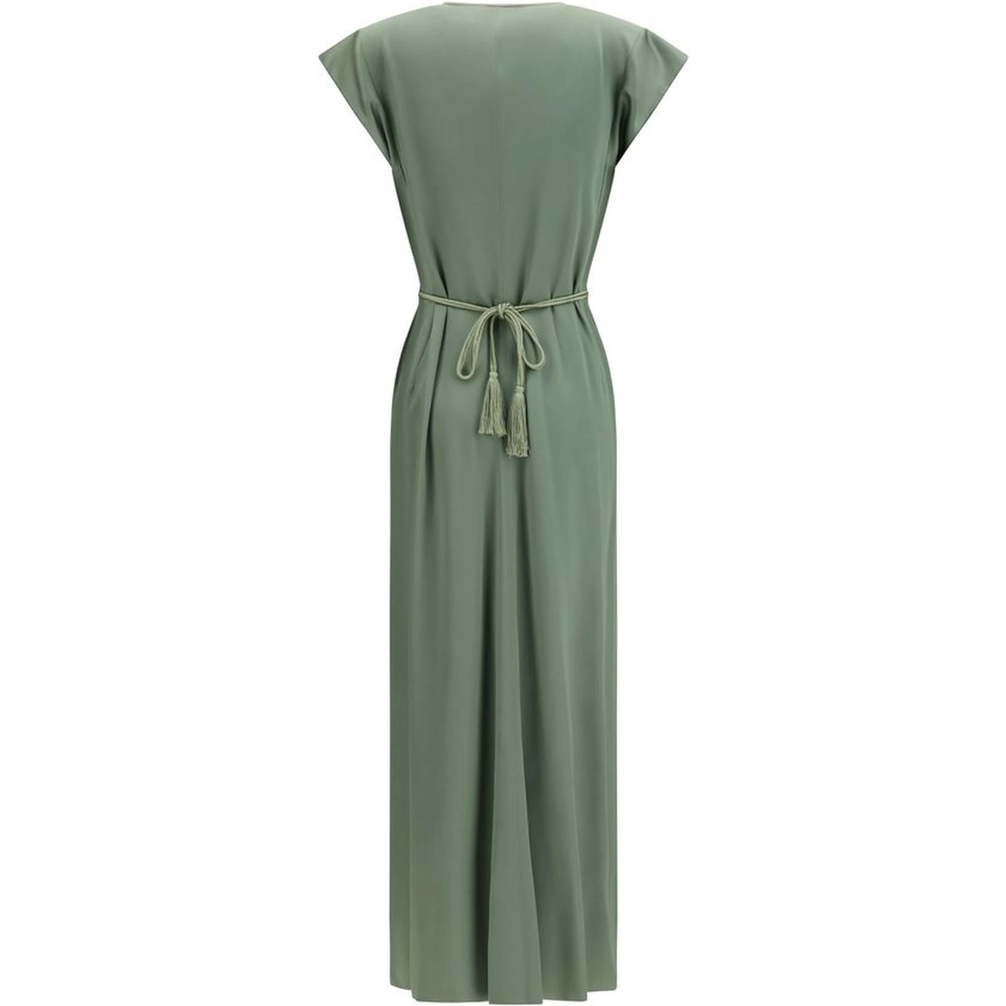 Bicolor Viscose Casual Dress