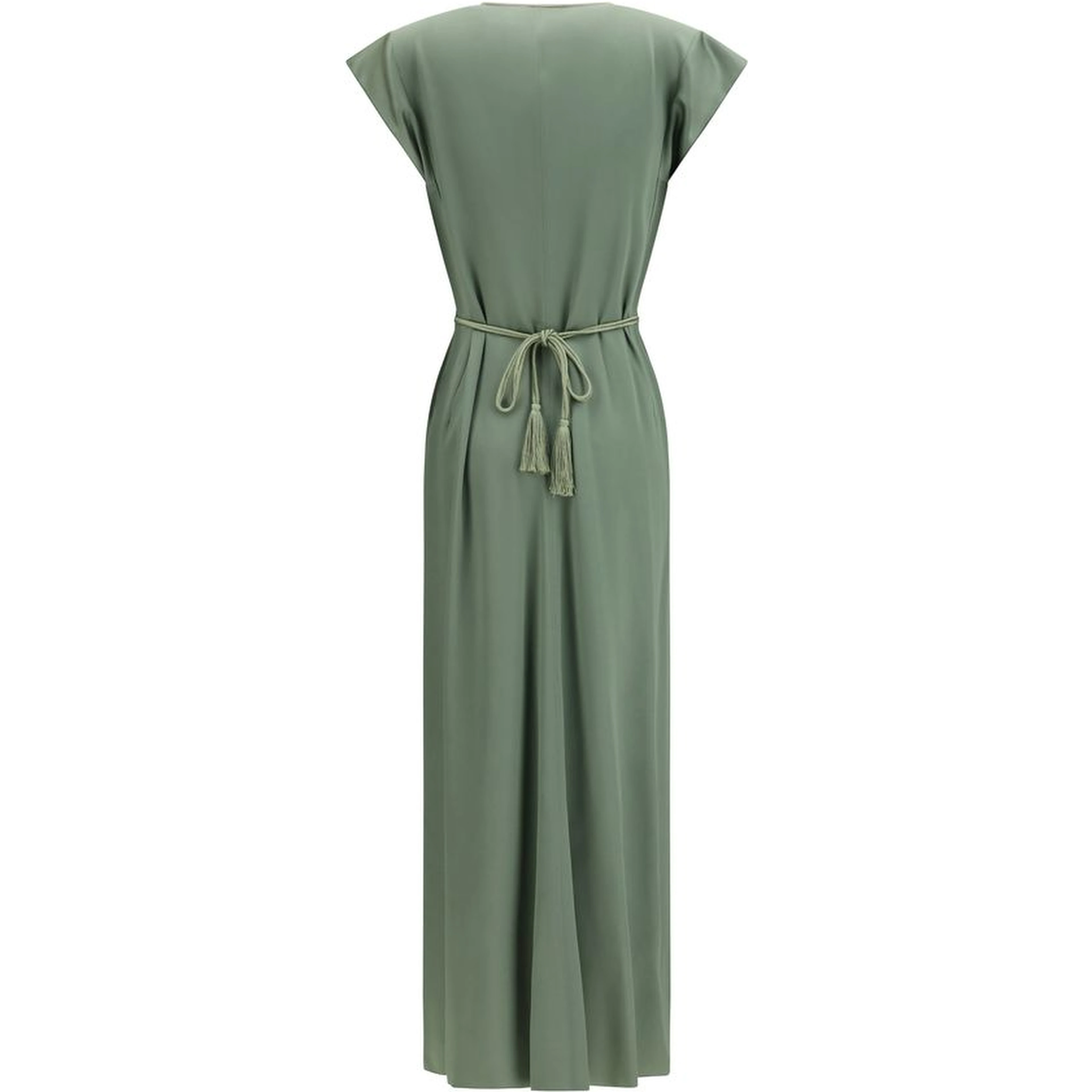 Bicolor Viscose Casual Dress