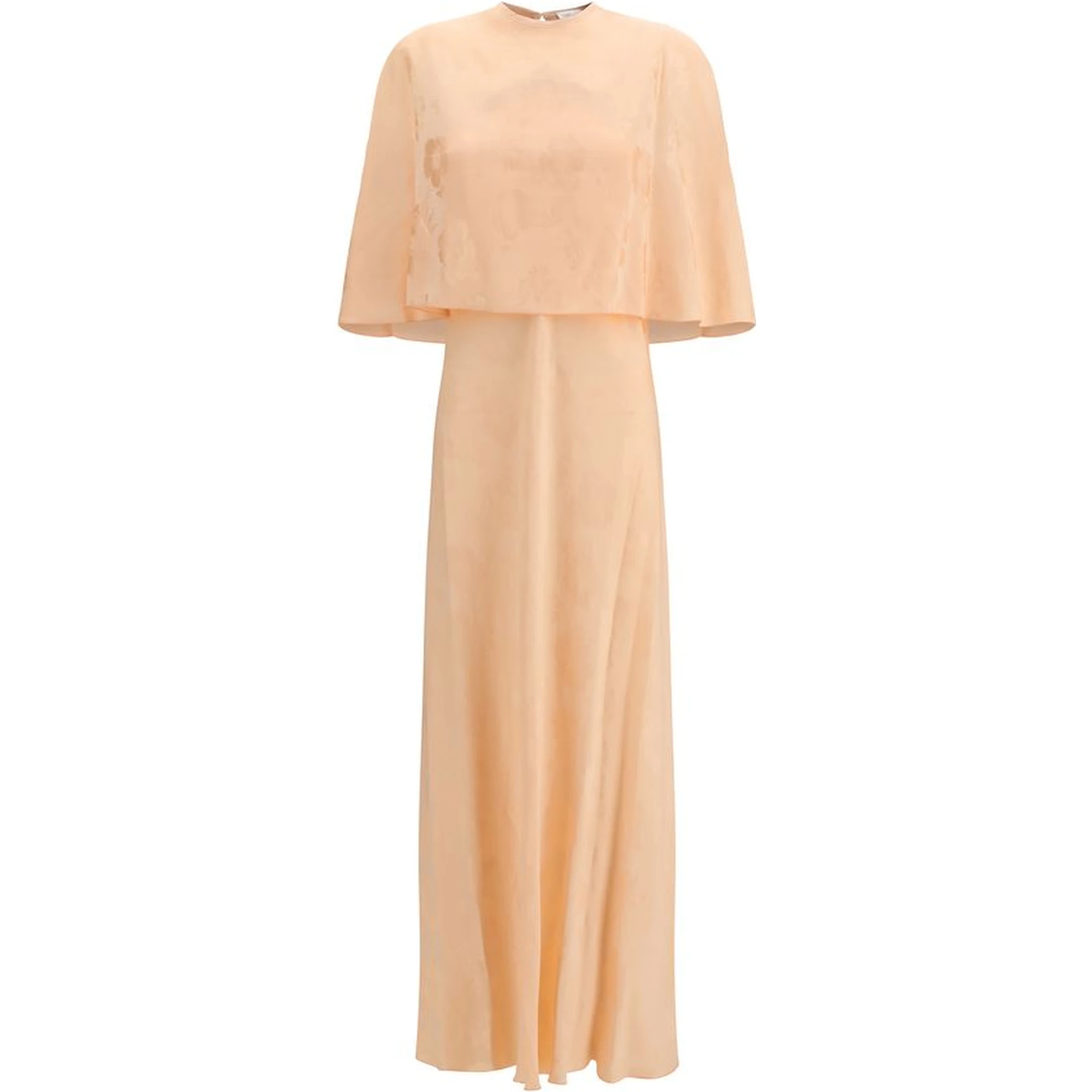 Orange Viscose Casual Dress