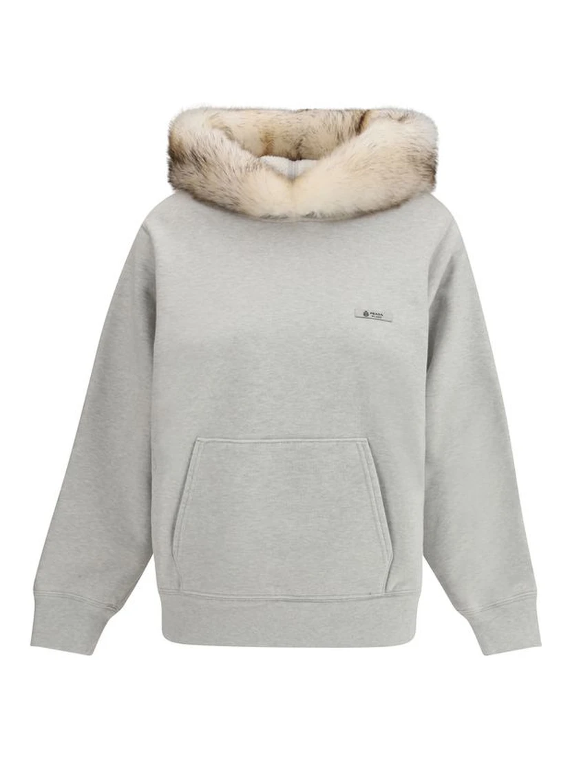 Gray Cotton Sweatshirt