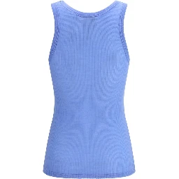 Blue Fleece Wool Top