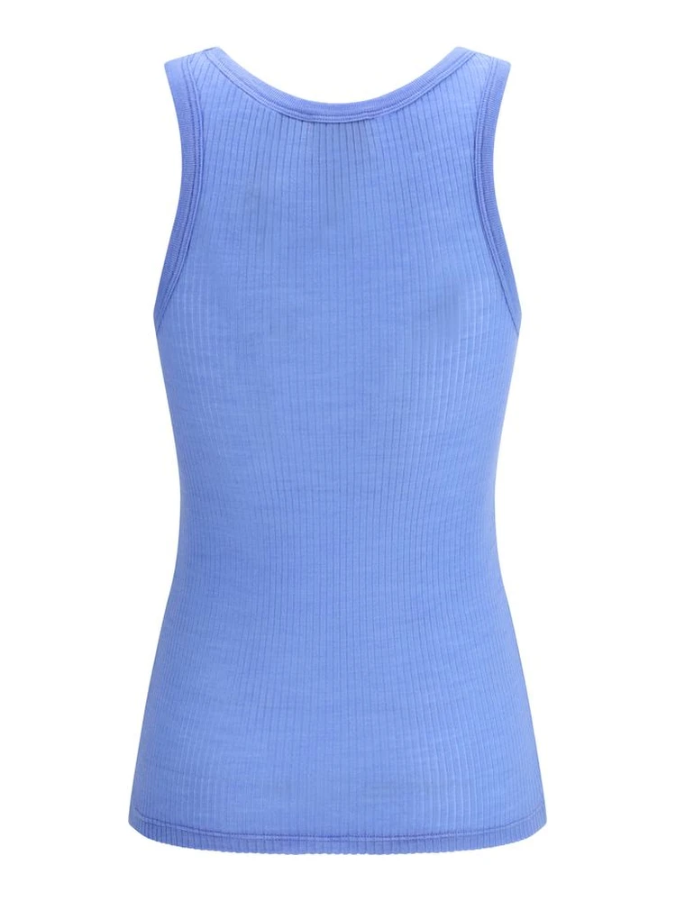 Blue Fleece Wool Top alternative