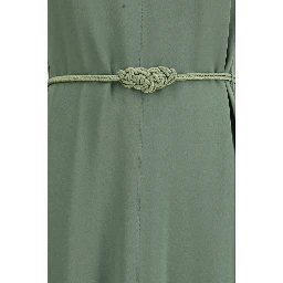 Bicolor Viscose Casual Dress