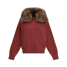 Bordeaux Cotton Sweatshirt