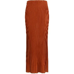 Multicolor Merino Wool Long Skirt