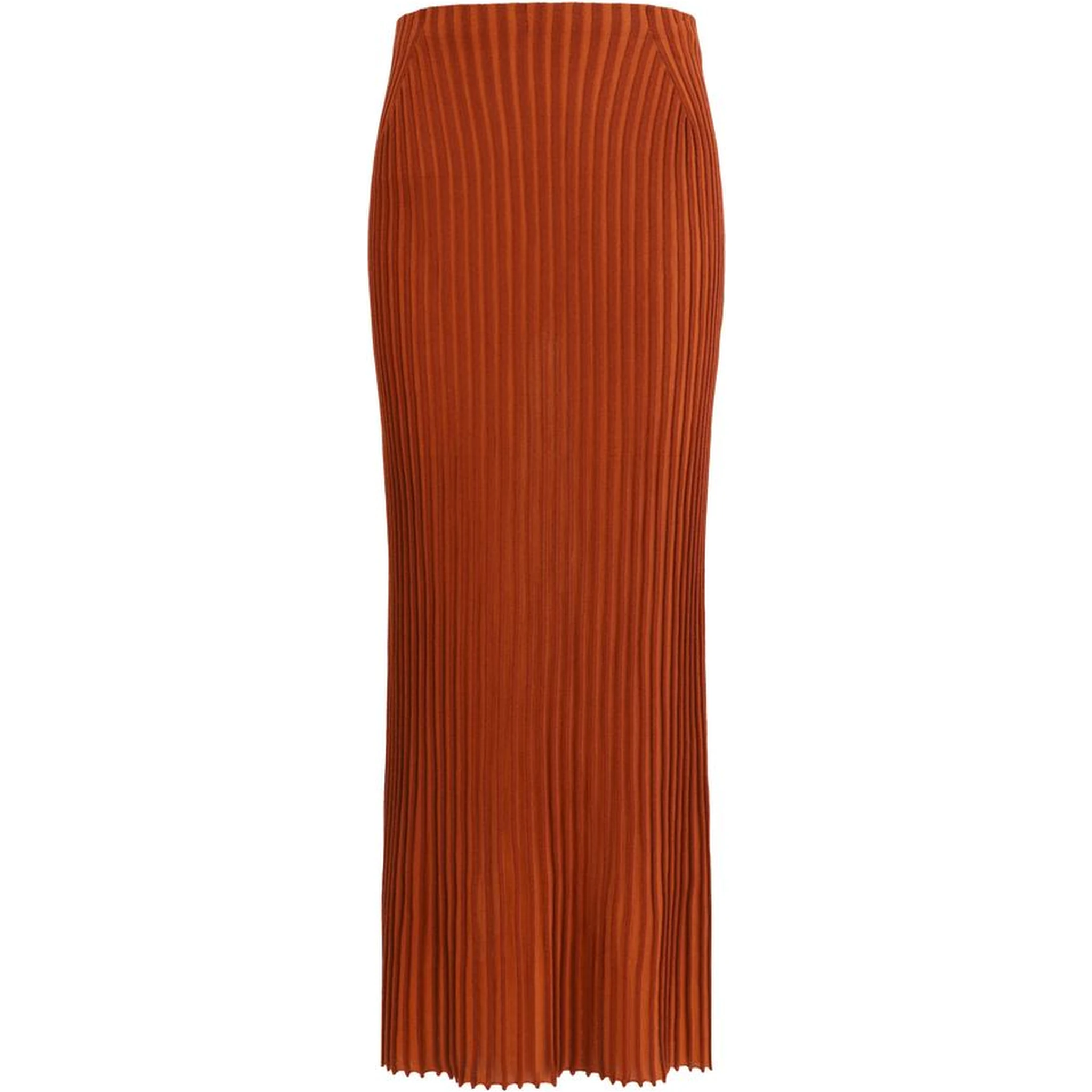 Multicolor Merino Wool Long Skirt